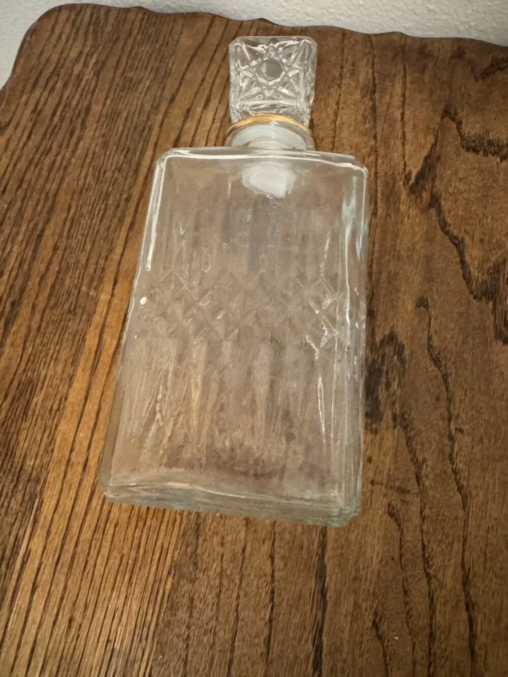 Mid Century MCM Luminarc Crystal Liquor Decanter